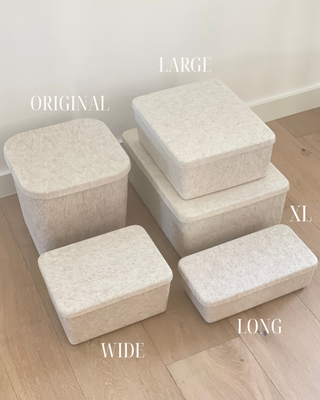 The Sculpted Bin - XL with Lid | Set of 3