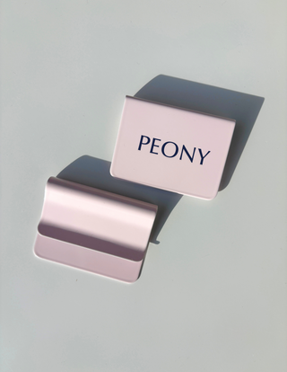 Label clip for Sculpted bin in Peony color