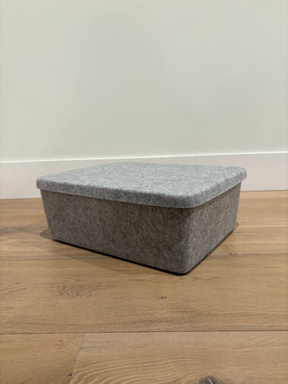The Sculpted Bin - Large with Lid | Set of 3