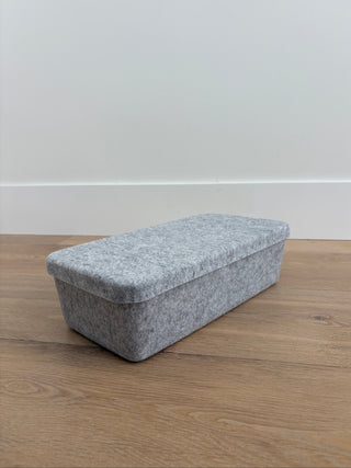 The Sculpted Bin - Long with Lid