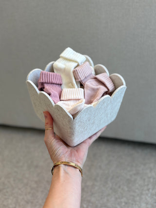 The Scalloped Bin - Petite | Set of 3