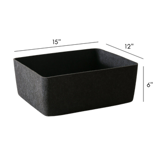 The Sculpted Bin - Large with Lid