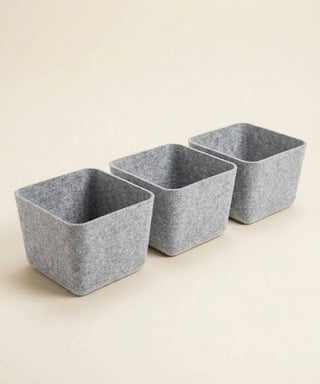 The Sculpted Bin - Petite | Set of 3