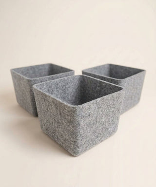 The Sculpted Bin - Petite | Set of 3