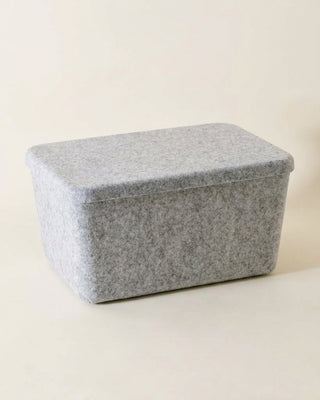 The Sculpted Bin - Wide with Lid