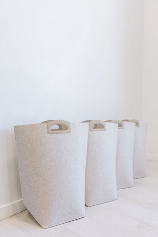4 beige Hamper Tote bag