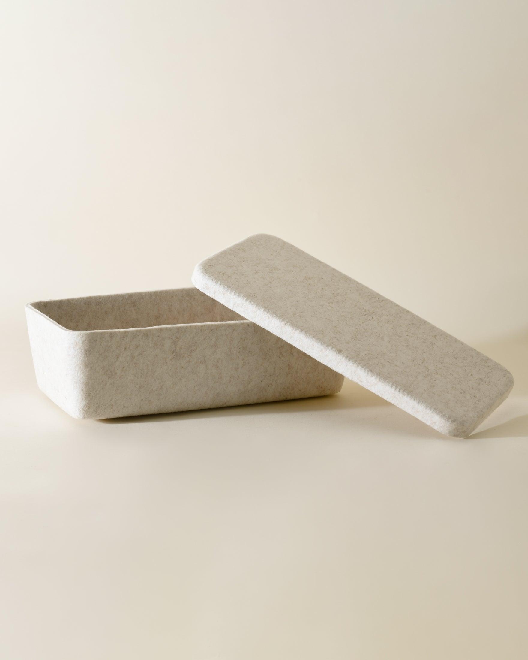 SortJoy Sculpted Long Bin Stone - Each