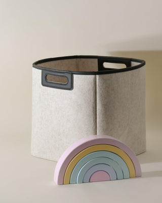 Tall Sliding Storage Bin Felt … curated on LTK