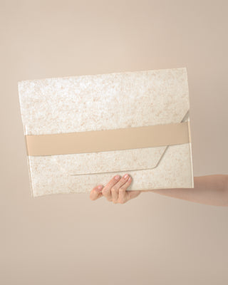 Beige Laptop Sleeve