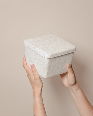 The Sculpted Bin - Petite with Lid | Set of 3